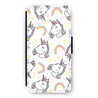 Rainbow Unicorn: iPhone 12 Pro Max Flip Hoesje