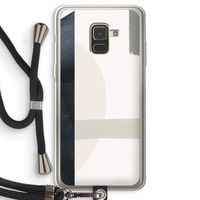 Baca: Samsung Galaxy A8 (2018) Transparant Hoesje met koord