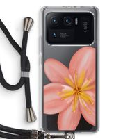 Pink Ellila Flower: Xiaomi Mi 11 Ultra Transparant Hoesje met koord