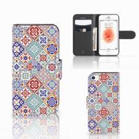 Apple iPhone 5 | 5s | SE | Bookcase | Tiles Color