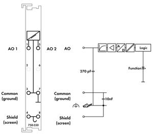 WAGO Analoge PLC-uitgangsmodule 750-550 1 stuk(s)