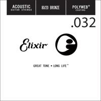 Elixir 13132 Polyweb Bronze Acoustic .032 Losse Snaar
