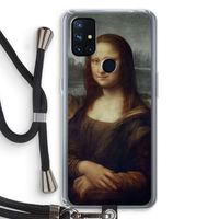 Mona Lisa: OnePlus Nord N10 5G Transparant Hoesje met koord