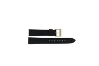 Horlogeband Seiko Premier / 7N89-0AY0 / SXB432P1 / L0G1011K0 Leder Zwart 16mm