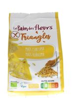 Pain Des Fleurs Triangles mais curcuma bio (50 gr)