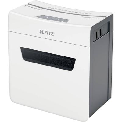 Leitz IQ 6X Protect Premium P4 Papierversnipperaar 6 vellen Cross cut 4 x 40 mm P-4 10 l Ook geschikt voor Nietjes, Paperclips