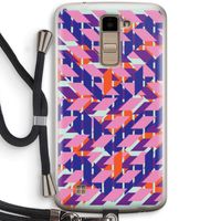 Skew Blush 3: LG K10 (2016) Transparant Hoesje met koord