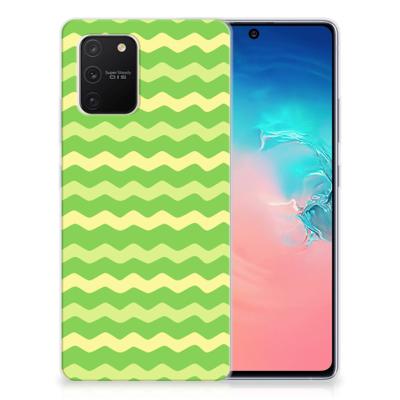Samsung Galaxy S10 Lite | TPU bumper | Waves Green