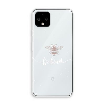 Be(e) kind: Pixel 4 Transparant Hoesje