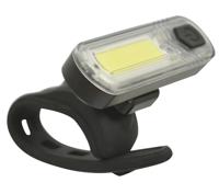 Dresco voorlicht COB led USB oplaadbaar 60 lumen zwart