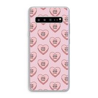 Chicks before dicks: Samsung Galaxy S10 5G Transparant Hoesje