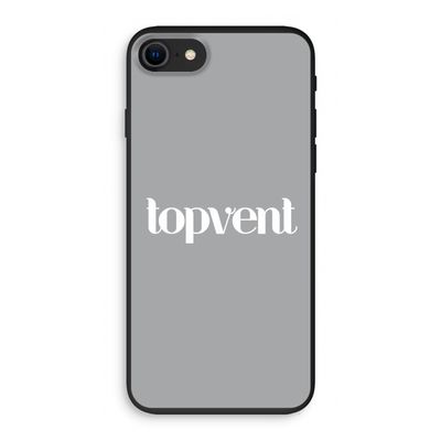 Topvent Grijs Wit: iPhone SE 2020 Biologisch afbreekbaar hoesje