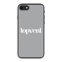 Topvent Grijs Wit: iPhone SE 2020 Biologisch afbreekbaar hoesje