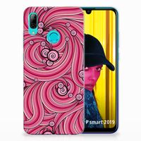 Huawei P Smart 2019 Hoesje maken Swirl Pink - thumbnail