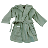 Badjas met naam - Stone Green - 1 - 2 jaar