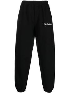 Aries pantalon de jogging à imprimé No Problemo - Noir