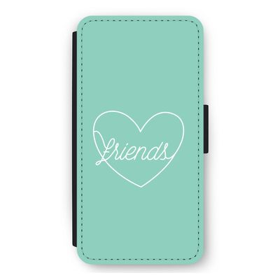 Friends heart pastel: iPhone 11 Flip Hoesje