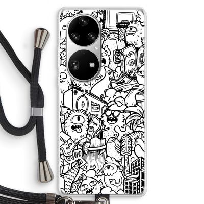 Vexx City #2: Huawei P50 Pro Transparant Hoesje met koord