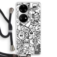 Vexx City #2: Huawei P50 Pro Transparant Hoesje met koord