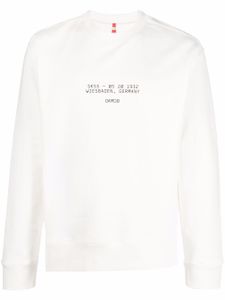 OAMC sweat Audio à slogan imprimé - Blanc