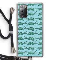 Kroko: Samsung Galaxy Note 20 / Note 20 5G Transparant Hoesje met koord Kroko: Samsung Galaxy Note 20 / Note 20 5G Transparant Hoesje met koord