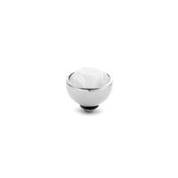 Melano Twisted Basic CZ Steentje White | Zilver