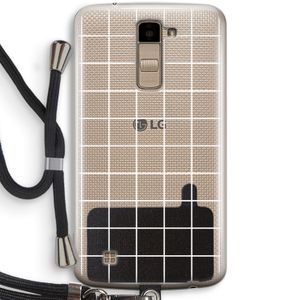 Rooster 2: LG K10 (2016) Transparant Hoesje met koord