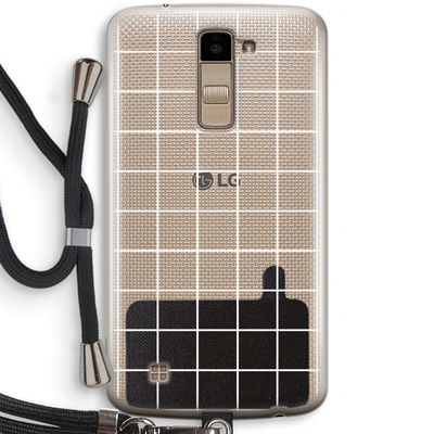Rooster 2: LG K10 (2016) Transparant Hoesje met koord
