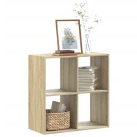 Boekenkast 68,5x32x68,5 cm bewerkt hout sonoma eikenkleurig