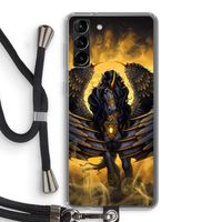 Pegasus: Samsung Galaxy S21 Plus Transparant Hoesje met koord