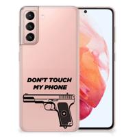 Samsung Galaxy S21 Silicone-hoesje Pistol DTMP