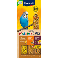 Vitakraft Kracker Mix Parkiet Ei, Honing & Abrikoos 80 g bij Jumbo