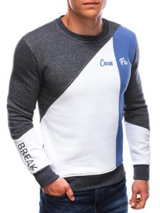 Heren sweatshirt B1500 - donkergrijs - sale