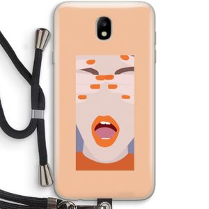 Surprise: Samsung Galaxy J7 (2017) Transparant Hoesje met koord