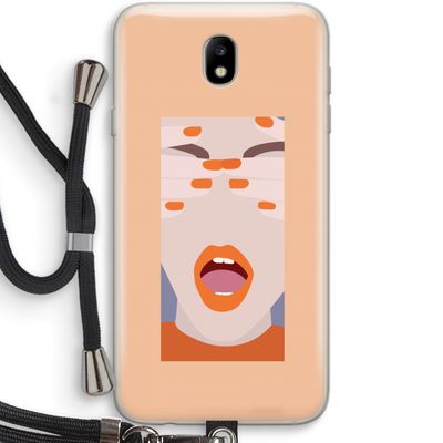 Surprise: Samsung Galaxy J7 (2017) Transparant Hoesje met koord
