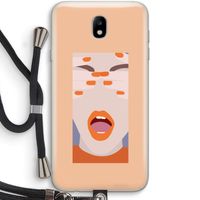 Surprise: Samsung Galaxy J7 (2017) Transparant Hoesje met koord