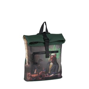 New Rebels Mart Art Los Angeles Melkmeisje Mini 7L Rugzak Rolltop Waterafstotend
