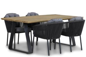 Santika Novita/Palta 180 cm dining tuinset 5-delig