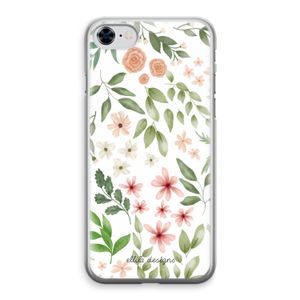 Botanical sweet flower heaven: iPhone 8 Transparant Hoesje