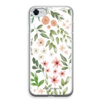 Botanical sweet flower heaven: iPhone 8 Transparant Hoesje