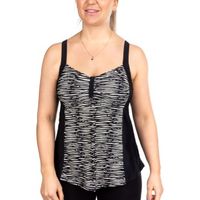 Trofe Graphic Capri Tankini