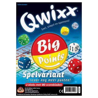 White Goblin Games qwixx uitbreiding points