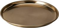 Onderbord 28 cm goud