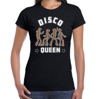 Disco verkleed t-shirt dames - jaren 80 feest outfit - disco queen