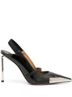 Off-White escarpins Allen 100 mm à bride arrière - Noir
