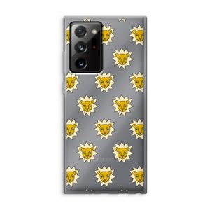 Leeuwenkoppen: Samsung Galaxy Note 20 Ultra / Note 20 Ultra 5G Transparant Hoesje