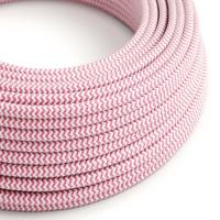 Strijkijzersnoer Fuchsia (zigzag) - viscose | 10cm | Creative-Cables | Creative-Cables | Creative-Cables | Creative-Cables | Creative-Cables | | |