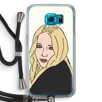 Mary Kate: Samsung Galaxy S6 Transparant Hoesje met koord