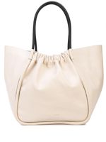 Proenza Schouler grand sac cabas à design froncé - Blanc - thumbnail