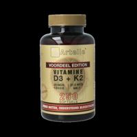 Vitamine D3 25mcg + K2 37,5 mcg MK-7 250 Softgels